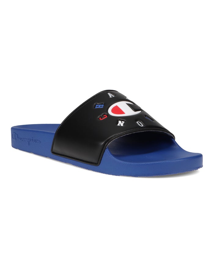 Chanclas Champion Hombre - Ipo ( Azules/Negras ) 4579180-RI